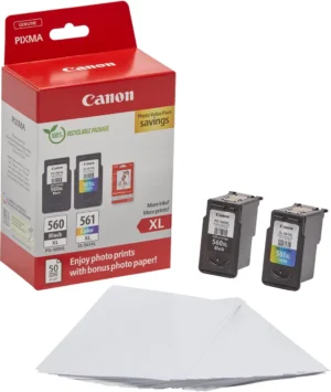 Canon photo value pack 1 x PG-560XL + 1 x CL-561XL, 300 - 400 pagina's, OEM 3712C008, 4 kleuren — detail 2