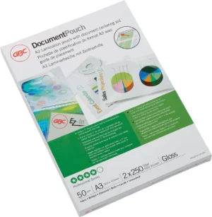 GBC Document lamineerhoes ft A3, 500 micron (2 x 250 micron), pak van 50 stuks — toebehoren voor lamineermachines