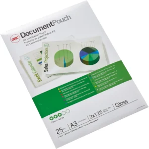 GBC Document lamineerhoes ft A3, 250 micron (2 x 125 micron), pak van 25 stuks — toebehoren voor lamineermachines