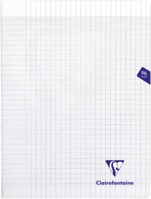 Clairefontaine schrift Mimesys voor ft A4+, 96 bladzijden, kaft in PP, seyès, transparant — schriften geniet