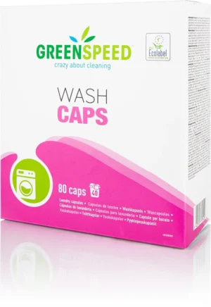 Greenspeed Wash Caps wasmiddel, pak van 80 capsules — wasproduct