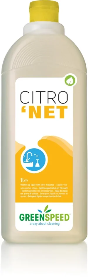 Greenspeed Citronet handafwasmiddel, fles van 1 l — afwasproduct