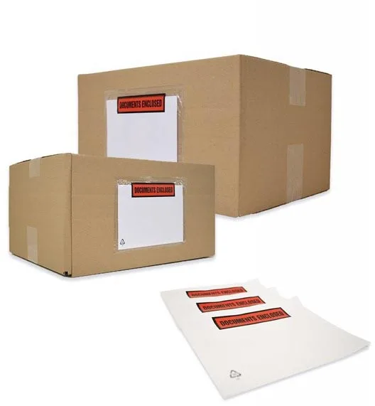 Paklijstenvelop Documents enclosed C6 - 165 × 122 mm, doos van 1000 stuks — productfoto 3