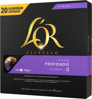 Douwe Egberts L'Or Intensity koffiecapsules Lungo Profondo - pak van 20 stuks — productfoto 2