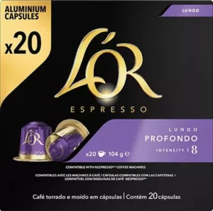 Pak Douwe Egberts L'Or Intensity koffiecapsules Lungo Profondo met 20 capsules