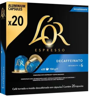 Pak Douwe Egberts L'Or Intensity koffiecapsules Decaffeïnato met 20 stuks