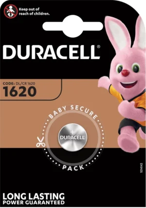 Duracell knoopcel Specialty Electronics CR1620, blister van 1 stuk — niet-oplaadbare batterijen