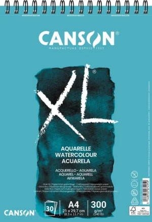 Canson schetsboek XL Aquarelle, 300g/m², ft A4, 30 vel — schetsblok
