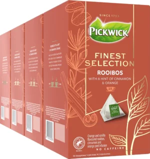 Pak Pickwick Finest Selection rooibosthee met 25 piramidevormige theezakjes