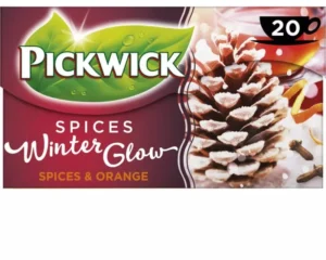 Pickwick thee, zwarte thee winter glow, fairtrade, pak van 25 zakjes — drank en eetwaren
