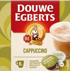 Pak Douwe Egberts Dolce Gusto koffiecapsules Cappuccino met 8 stuks