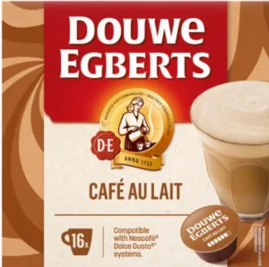 Pak Douwe Egberts Dolce Gusto koffiecapsules Café au lait met 16 stuks