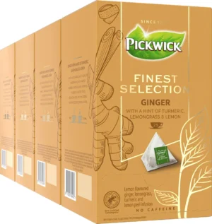 Pickwick Finest Selection theezakjes met gember in een pak van 25 stuks