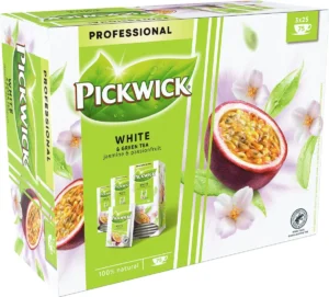 Pak Pickwick groene thee met jasmijn en passievrucht, 25 theezakjes