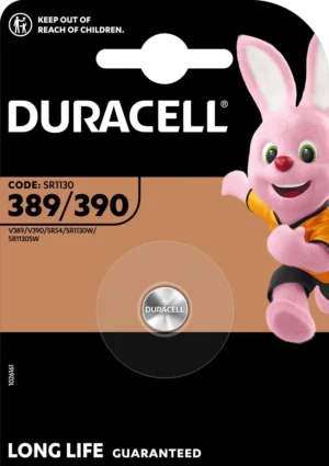 Duracell knoopcel 389/390, blister van 1 stuk — niet-oplaadbare batterijen