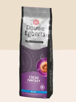 Pak Douwe Egberts Cacao Fantasy Blue cacaopoeder van 1 kg voor automaten