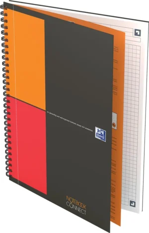 Oxford INTERNATIONAL notebook, 160 bladzijden, ft B5, geruit 5 mm — schrift
