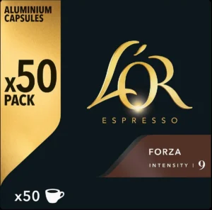 Pak Douwe Egberts L'Or Intensity koffiecapsules Forza met 50 capsules
