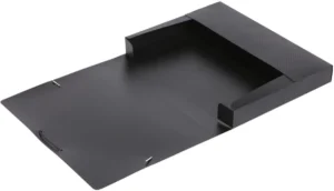 Oxford Urban elastobox uit PP - 24 × 32 cm, rug van 4 cm, zwart — productfoto 2