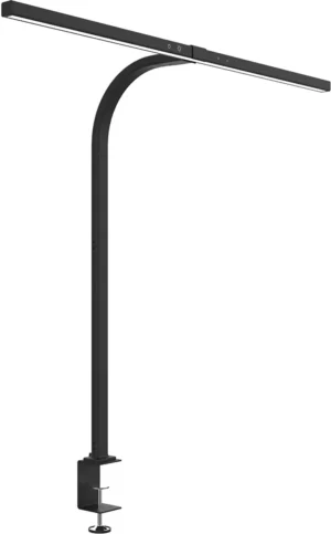 Unilux bureaulamp Strata, LED, zwart — led lampen