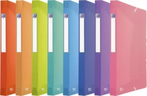 Oxford Urban elastobox van PP in transparante kleuren, formaat 24 × 32 cm