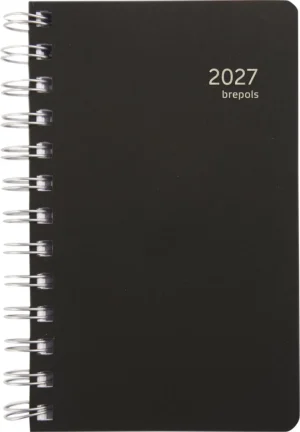 Brepols Building Technique Polyprop, zwart, 2027 — kantooragenda 2027