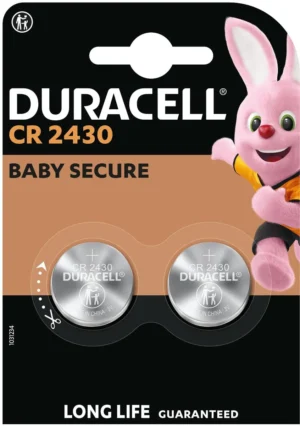 Duracell knoopcel CR2430, blister van 2 stuks — niet-oplaadbare batterijen