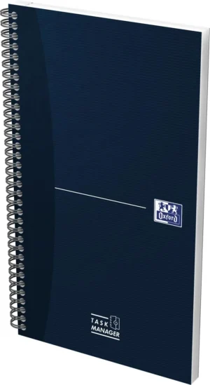 Oxford Essentials taskmanager dagplanning, 230 pagina's, ft 14,1 x 24,6 cm, blauw — detail 2