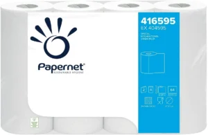 Papernet keukenrol, 2-laags, 64 vellen, pak van 4 rollen — cateringtoebehoren