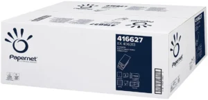 Papernet handdoeken interfold, 2-laags, 20 x 150 vellen, wit — handdoeken en dispensers