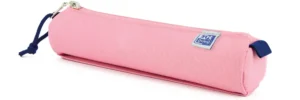 Oxford pennenzak, rond, roze — pennenzakje
