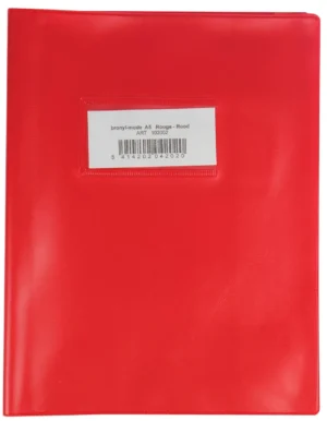 Bronyl schriftomslag ft 16,5 x 21 cm (schrift), rood — detail 2
