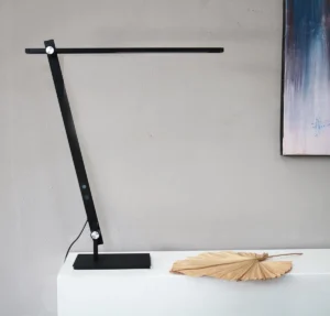 Unilux bureaulamp Lumilight, zwart — detail 2