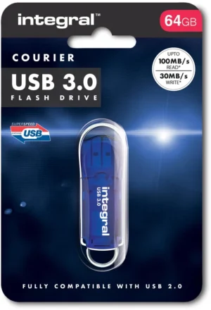 Integral COURIER USB stick 3.0, 64 GB — usb sticks