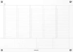 Oxford Essentials taskmanager weekplanner, 120 bladzijden, ft A4, aqua — detail 2