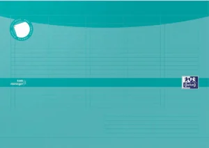 Oxford Essentials taskmanager weekplanner, 120 bladzijden, ft A4, aqua — task manager
