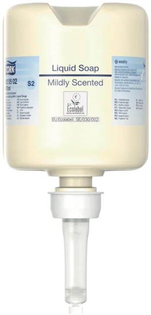 Tork Premium vloeibare zeep, mild, geparfurmeerd, systeem S2, navulling van 475 ml — zeepdispenser