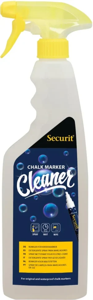 Flacon Securit reinigingsspray van 750 ml voor krijt- en glasborden