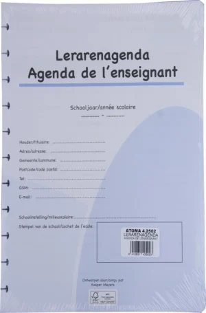 Atoma vulling voor lerarenagenda, A4 — klasdagboek