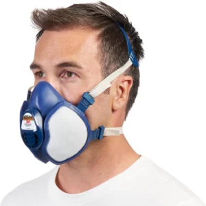 3M mondmasker met geïntegreerde filters, herbruikbaar, biedt A1P2 ademhalingsbescherming — detail 2