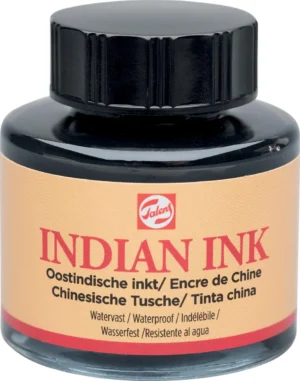 Talens Oostindische inkt, flesje van 30 ml, zwart — tekenpennen en -inkt