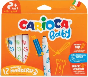 Carioca viltstifen Baby, kartonnen etui met 12 stuks — viltstift