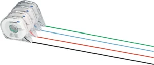 Legamaster zelfklevende tape, ft 2,5 mm x 16 m, zwart — detail 2