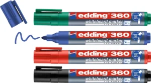 Edding whiteboard marker 360, geassorteerde kleuren, blister van 4 stuks — detail 2