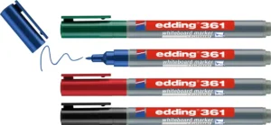 Edding whiteboard marker E-361, geassorteerde kleuren, blister van 4 stuks — detail 2