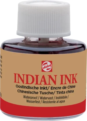 Talens Oostindische inkt, flesje van 11 ml, zwart — tekenpennen en -inkt