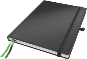 Leitz Complete notitieboek, ft A4, harde kaft, gelijnd, zwart
