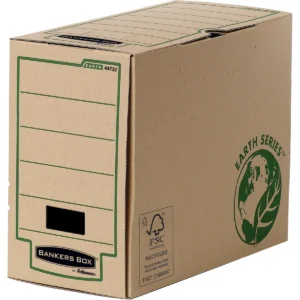 Bankers Box Earth Series, ft 20 x 35 x 26 cm, bruin, pak van 20 stuks — archiefdoos