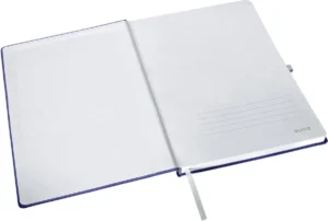 Leitz Style notitieboek, ft A4, harde kaft, gelijnd, blauw — detail 2