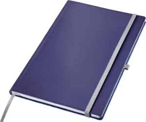 Leitz Style notitieboek, ft A4, harde kaft, gelijnd, blauw